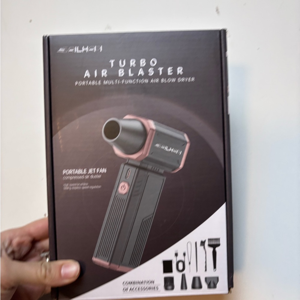 SAIHAPI Turbo Air Blaster Portable Jet Fan Electric Air Duster‎ w/ Accessories - Picture 2 of 6